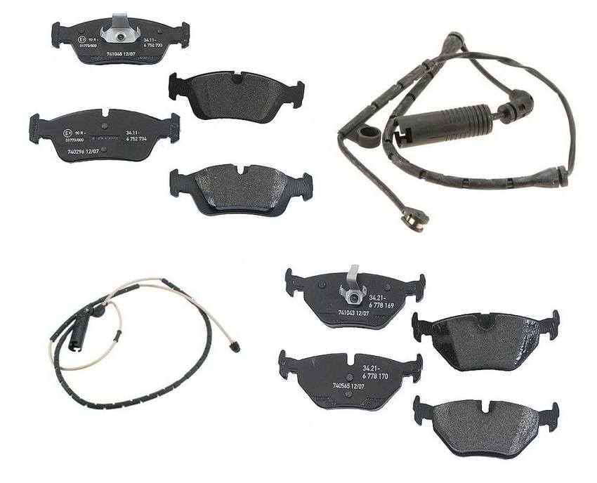 BMW Disc Brakes Kit - Pads Front and Rear